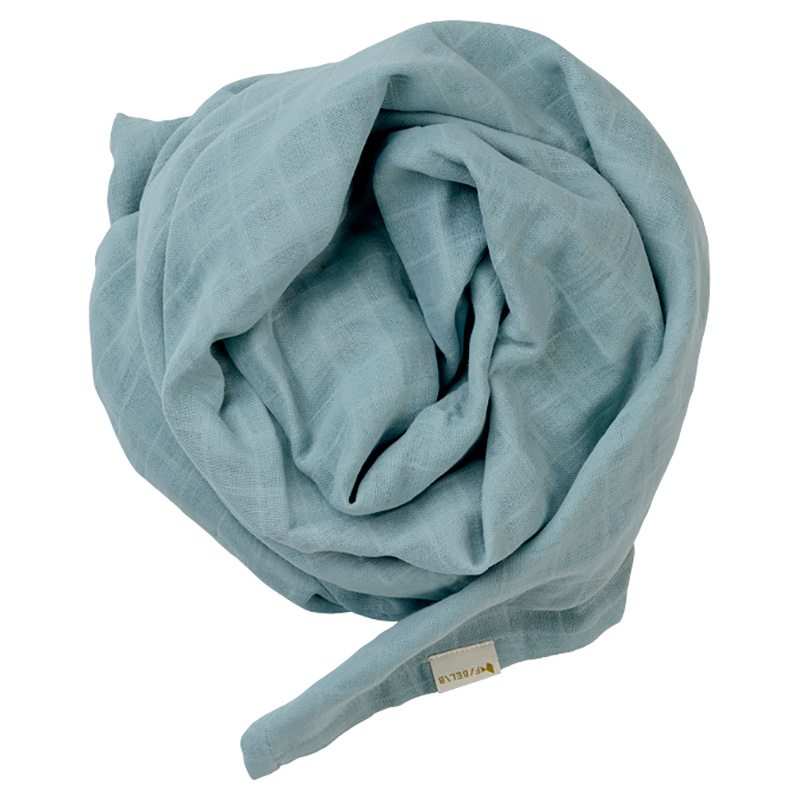 Fabelab - Organic Cotton Swaddle - Cottage Blue