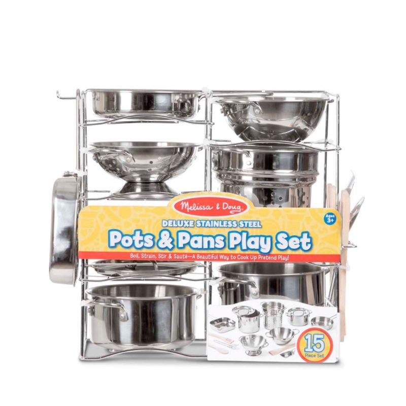 Melissa and doug cheap pots and pans