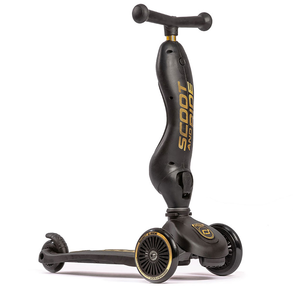Scoot & Ride - 2-in-1 Scooter Highwaykick1 Limited Edition - Black