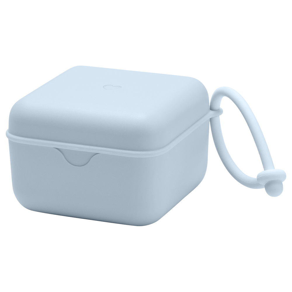 Bibs Pacifier Box Baby Blue