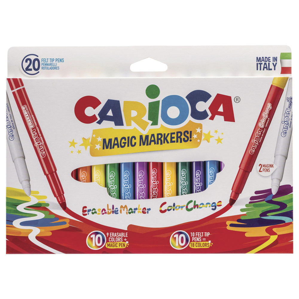 Feutres Magiques Magic Markers - 20 Pcs Magique CARIOCA