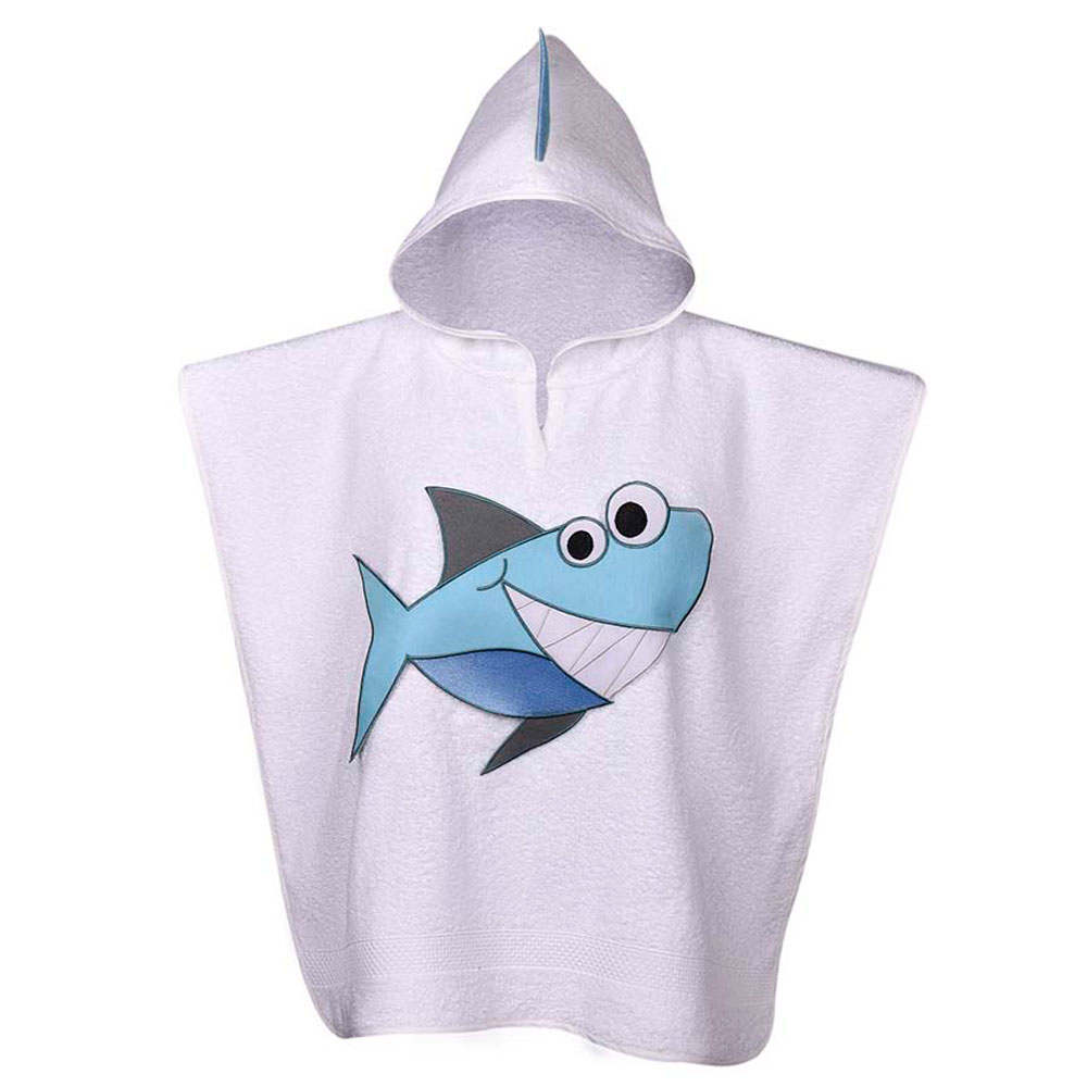 Creative Costumez Baby Shark Hooded Towel White Buy at Best Price