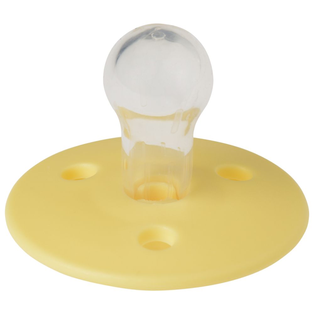 Buy Mininor - Round Pacifier Silicone - 6M+ - Duckling in UAE | Mumzworld