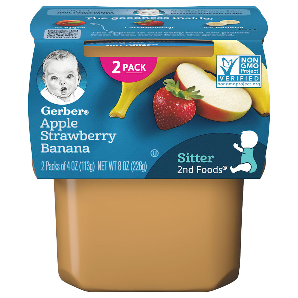 Gerber apple strawberry banana 2025