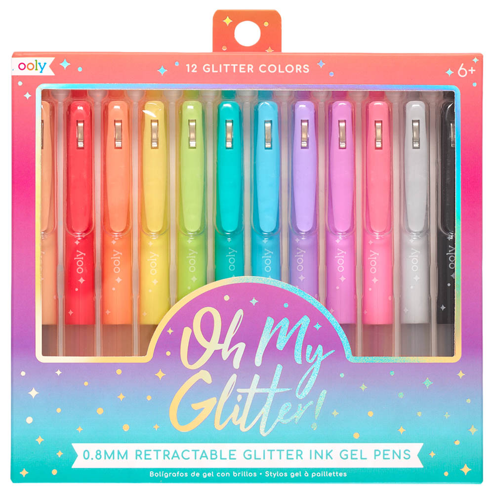 Ooly Oh My Glitter! Gel Pens Set Of 12