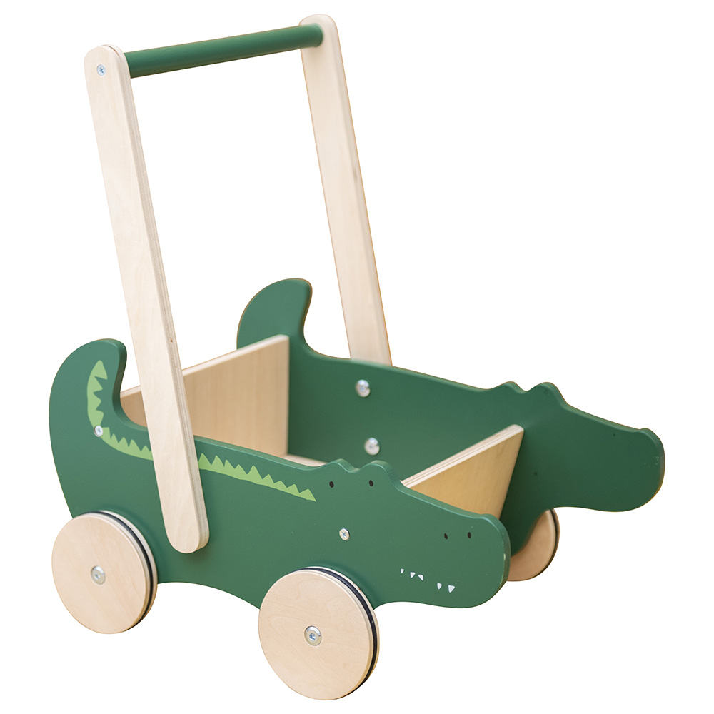 push along cart with blocks