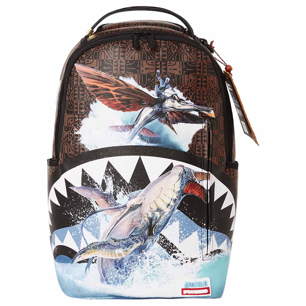 SPRAYGROUND ALL OR NOTHING SHARKS IN PARIS BACKPACK RED SHARKS IN