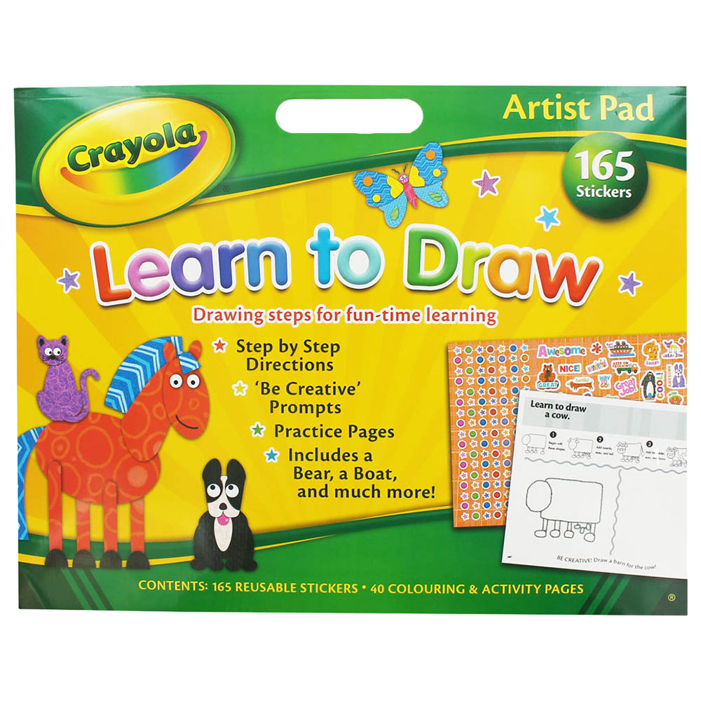 Buy Crayola Artist Pad (Learn To Draw) Online Mumzworld