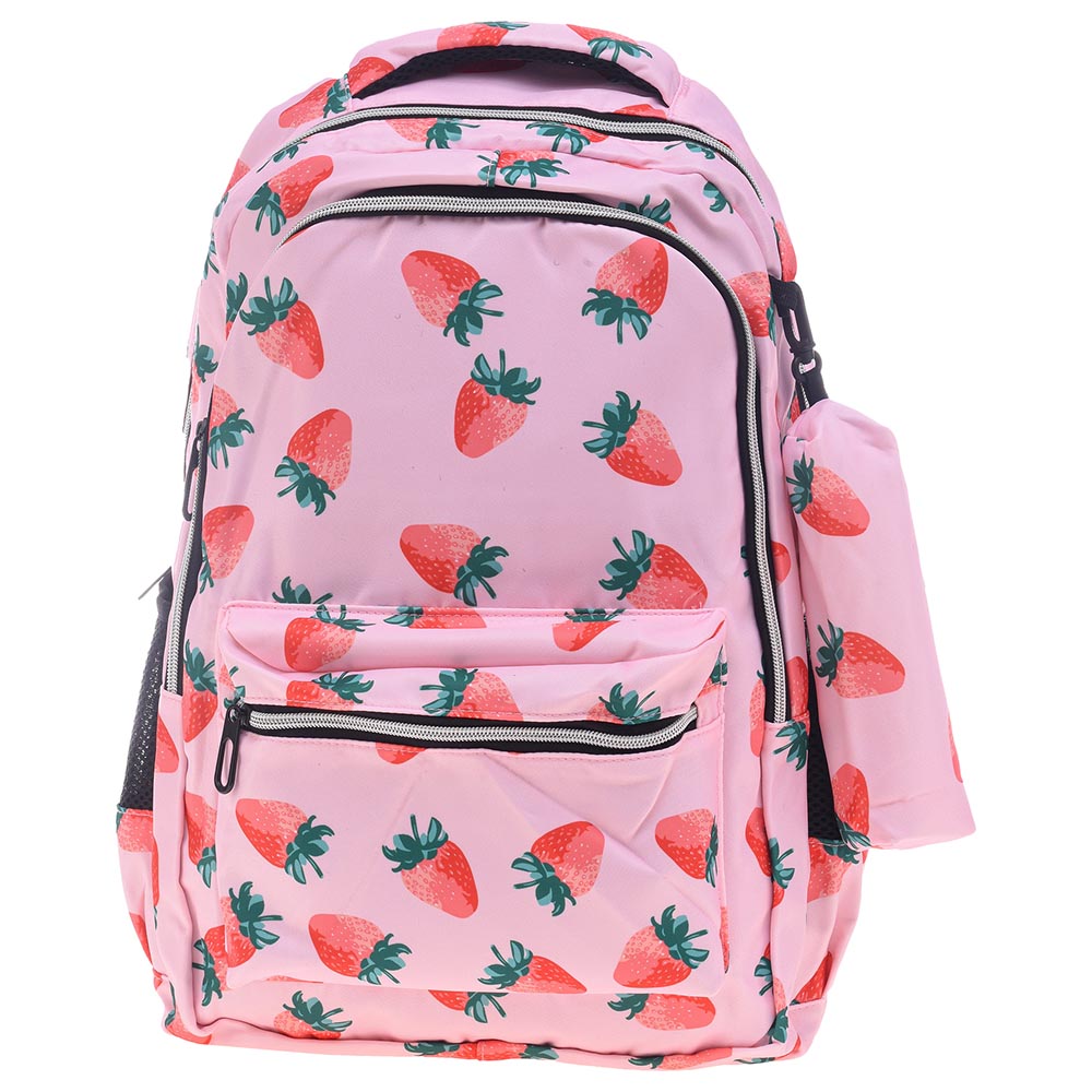 School bags pink brand cheap