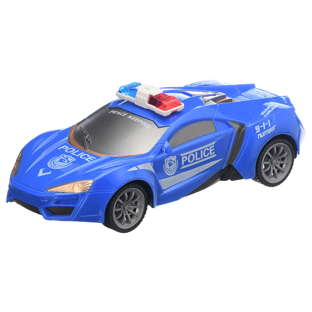 Uniq Kidz 4Channel Remote Control Police Car Blue
