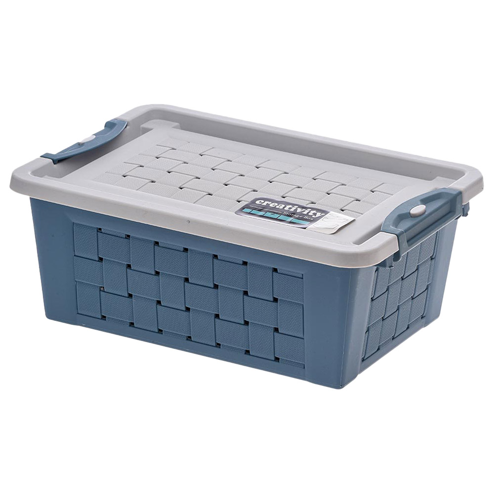 Yubiso Lockable Plastic Storage Box 35cm Grey