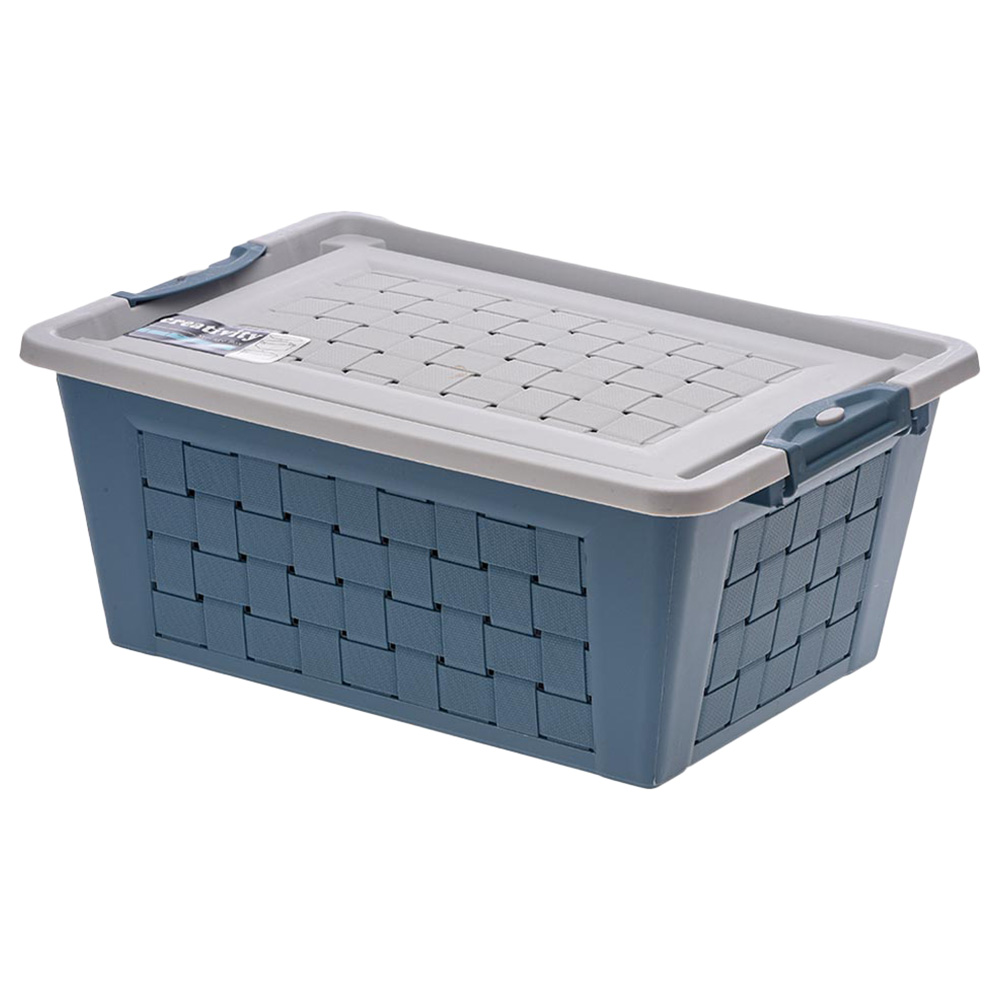 Yubiso Lockable Plastic Storage Box 30cm Grey