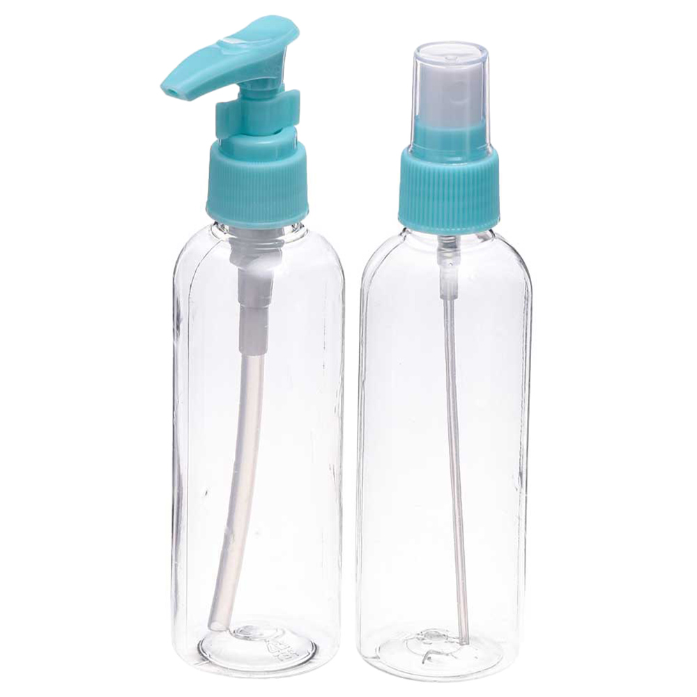 Yubiso Empty Pump Lotion Bottle Set Blue