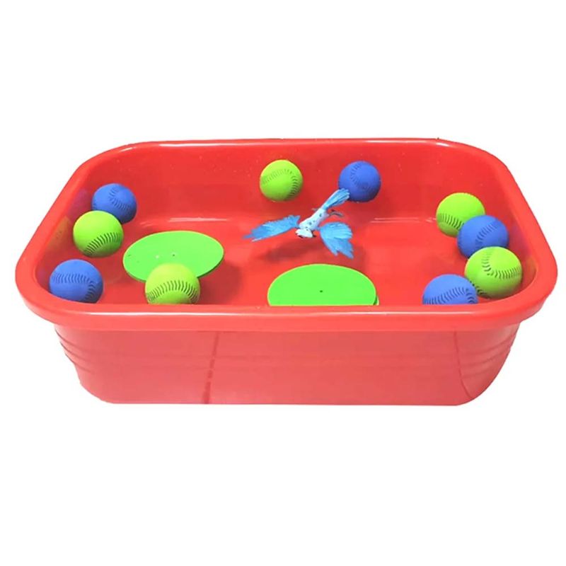 Buy Mindset - Water & Sand Messy Play Activity Tub - Red in UAE | Mumzworld