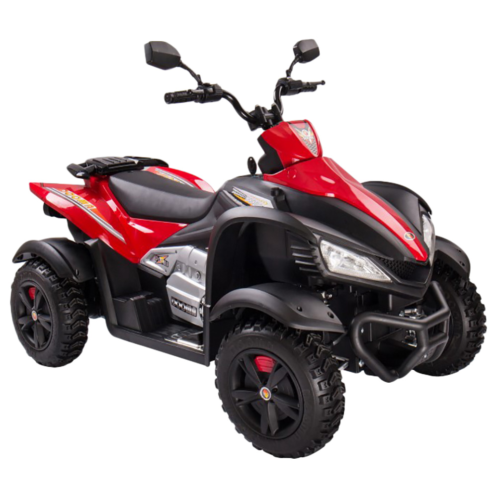 Megastar Ride On 12V ATV Quad Bike with Rubber Tyres Red Buy