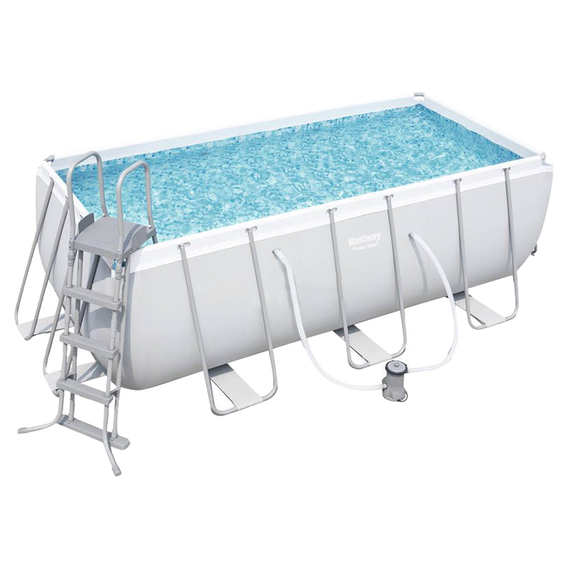 Buy Bestway - Power Steel Rectangular Frame Pool Set 412x201x122cm in ...