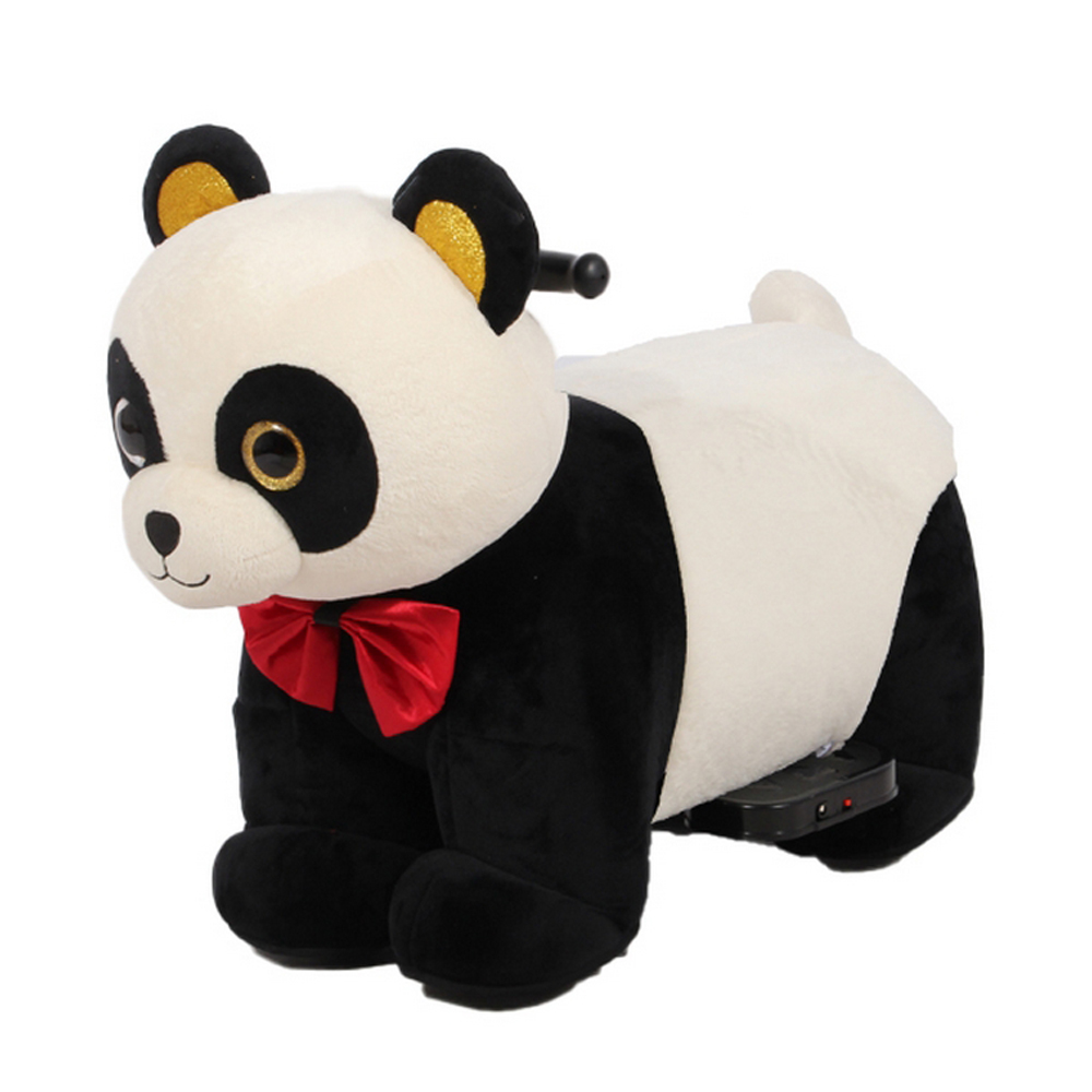Buy Megastar - Ride-on 6V Plush Panda Bear in UAE | Mumzworld
