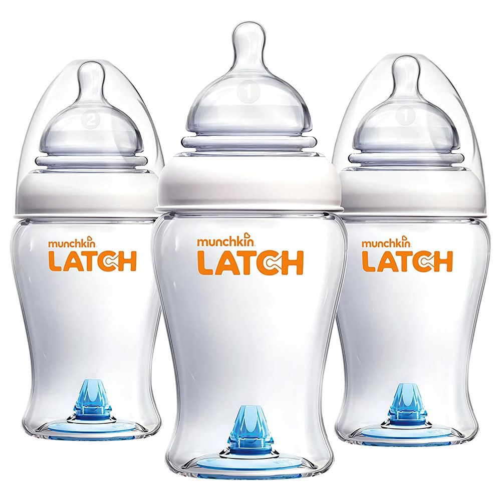 Munchkin Latch Feeding Bottle 236ml Pack of 3
