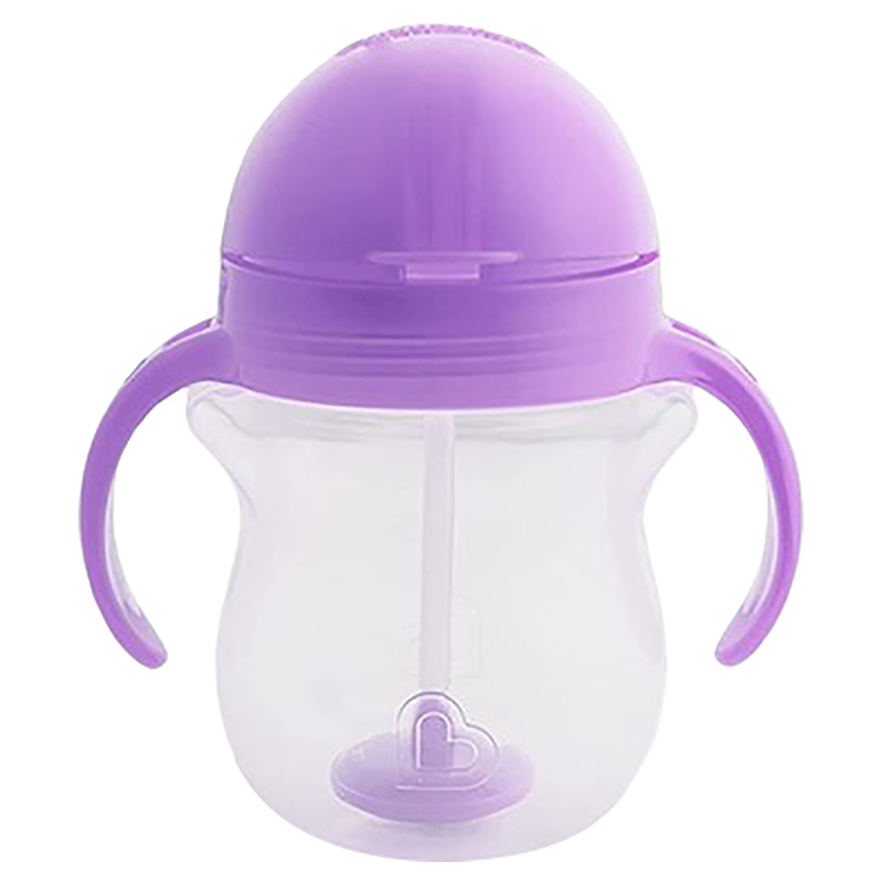 Munchkin Click Lock Weighted Flexi Straw Cup 7oz Purple