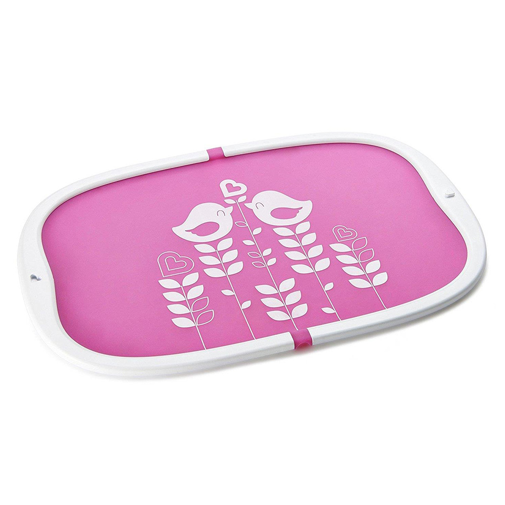 مانشكين صينية طعام محمولة قابلة للطي الطيور زهري