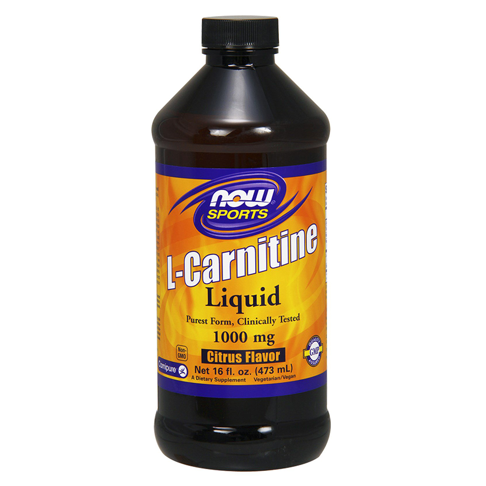 NOW LCarnitine Liquid Citrus Flavor 1000 mg 16oz