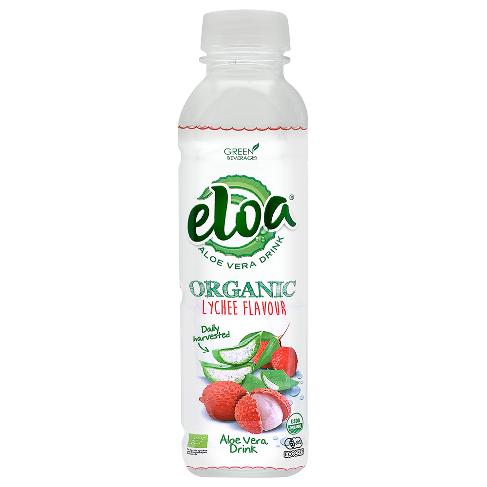 Eloa Organic Aloe Vera Drink Lychee Flavour 500ml Buy at Best