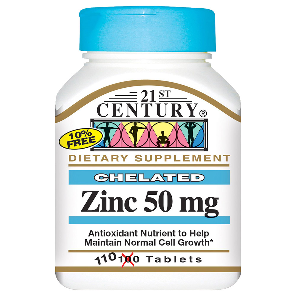 21st Century Zinc 50Mg 110 Tablets Buy at Best Price from Mumzworld