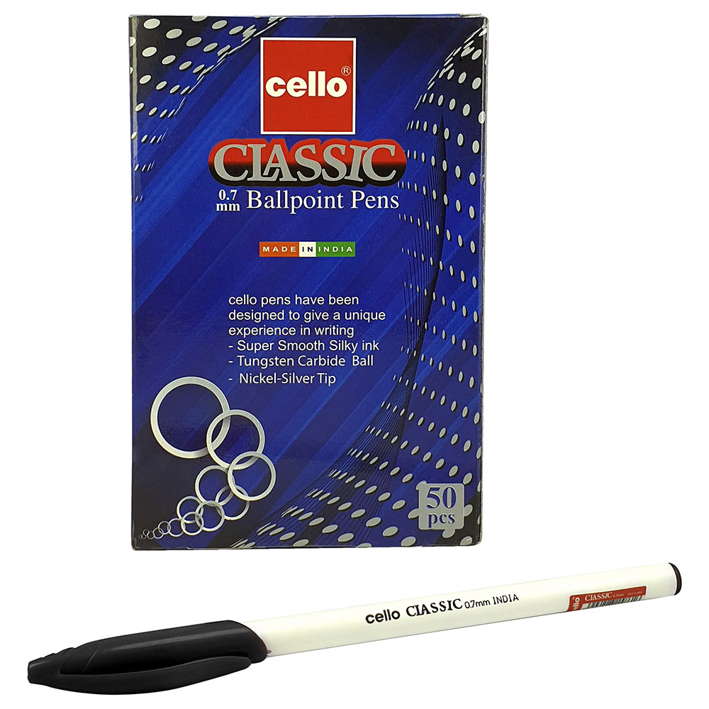 Black ballpoint store pen in india