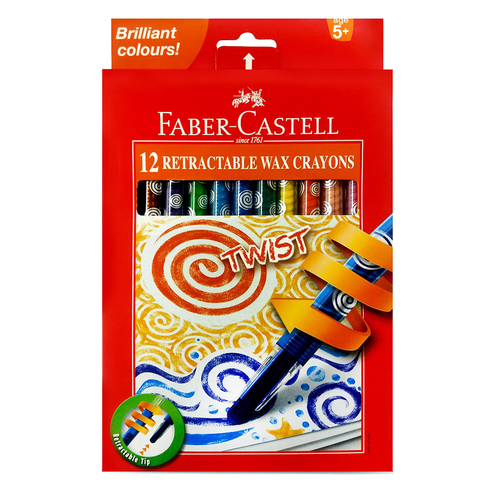 FaberCastell Twist Retractable Crayons 12pcs Buy at Best Price