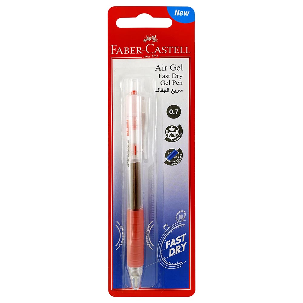Buy Faber-Castell Gel Pen Air Gel Red Pack of in Bahrain