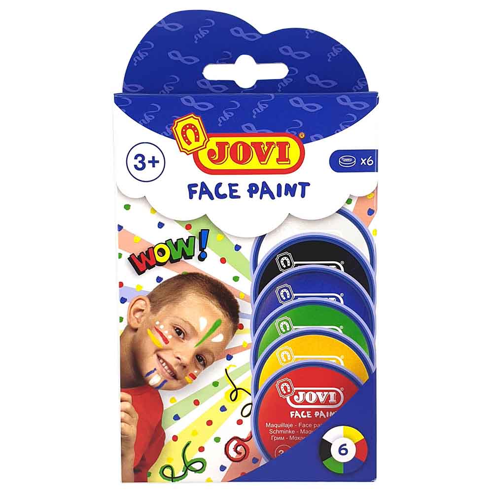 Jovi Wow Face Paint Colours Pack of 6 Buy at Best Price from Mumzworld