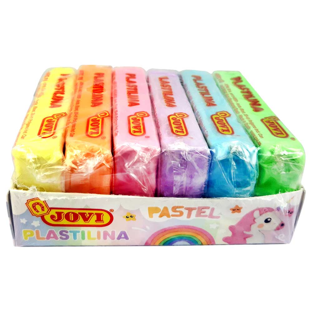 Jovi - Plastilina Modelling Clay Blister 50g Pack of 6