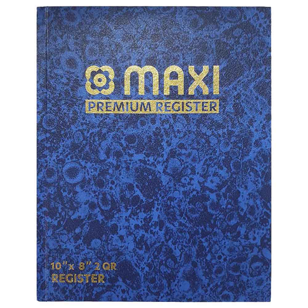 Maxi Register Book 2Qr 10X8 60G 96 Sheets