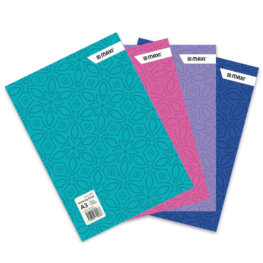 Buy Maxi - Colour Drawing Pad A3 - 20 Sheets in UAE | Mumzworld