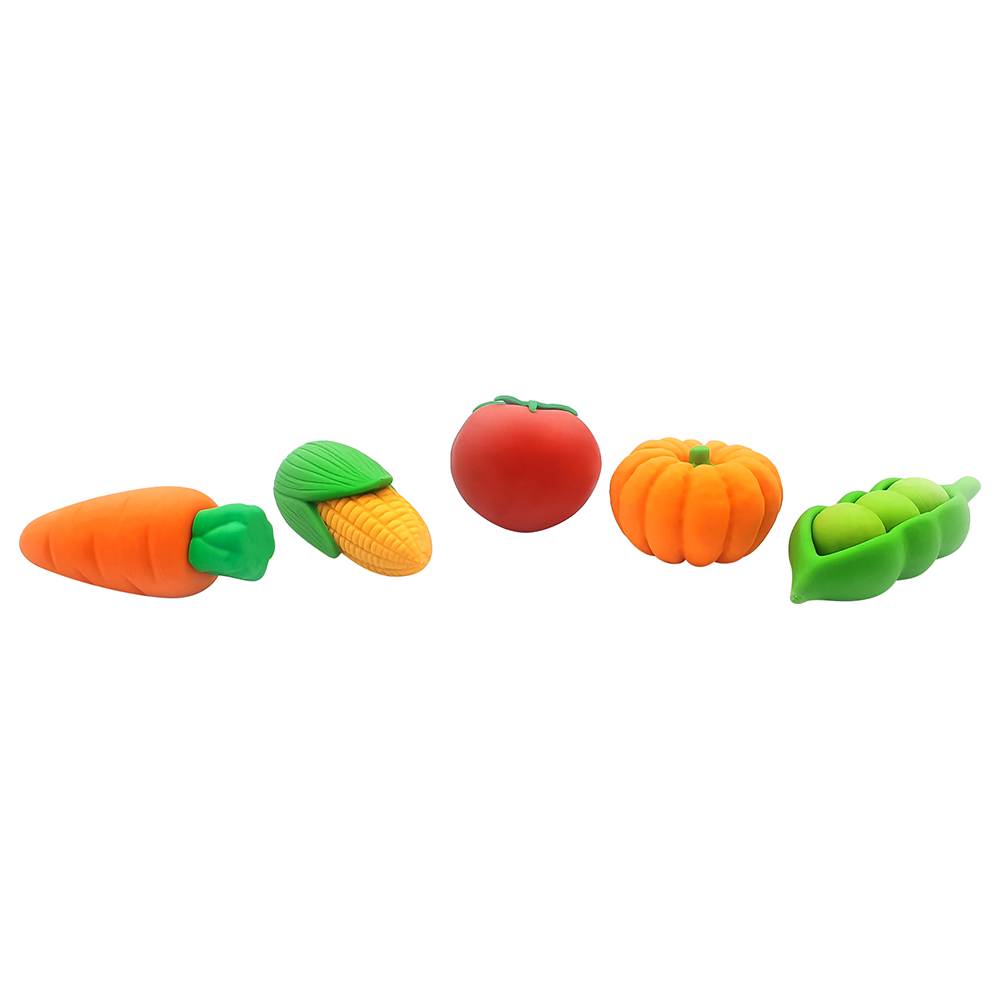 Maxi 3D Vegetables Eraser 5pcs