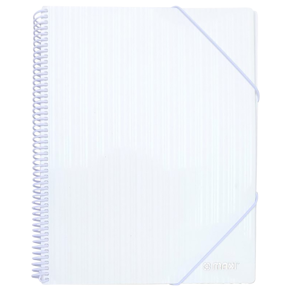 Maxi - Spiral Display Book - 40 Pocket - White