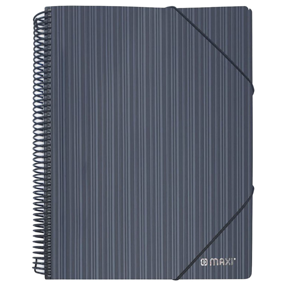 Maxi Spiral Display Book 60 Pocket Black