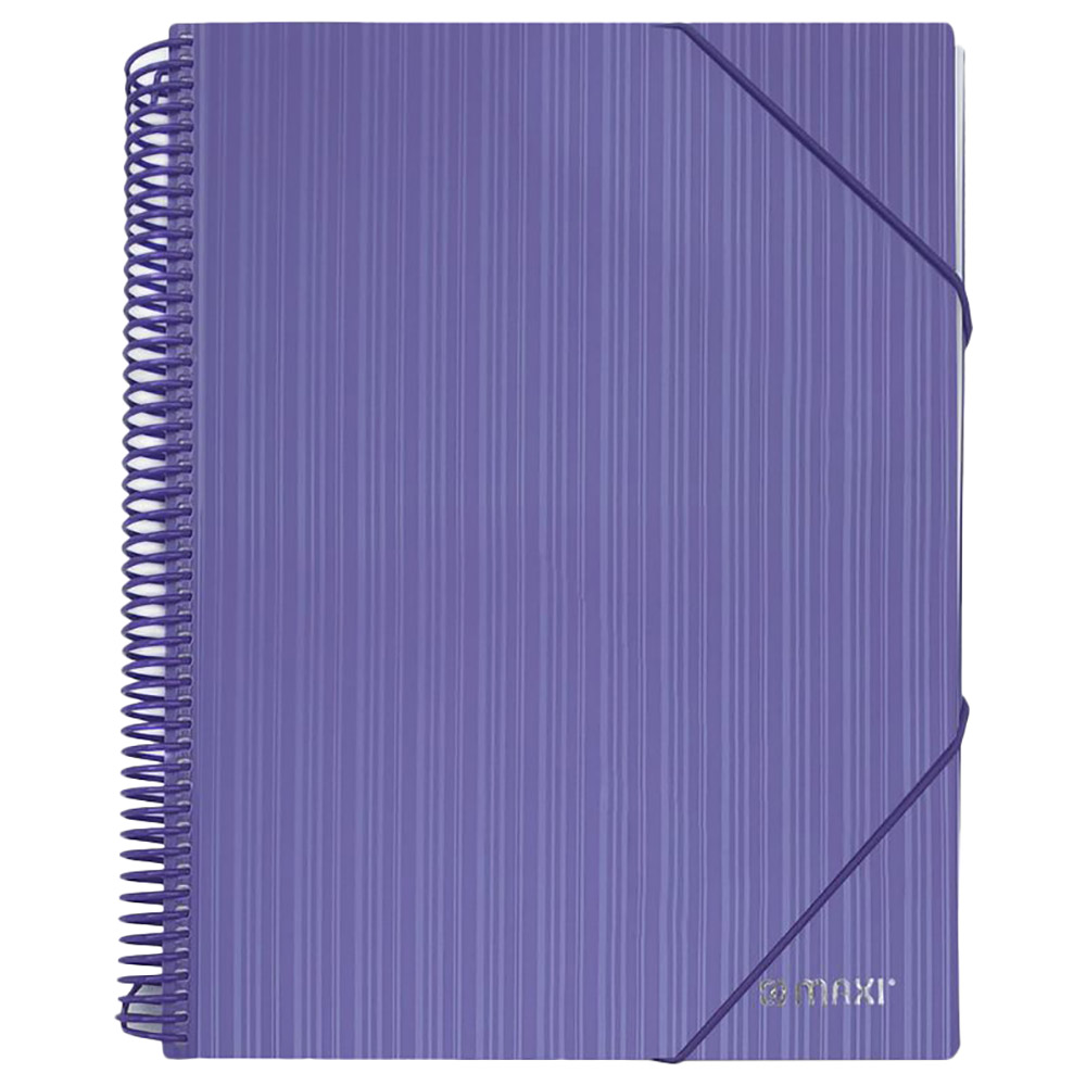 Maxi Spiral Display Book 60 Pocket Purple