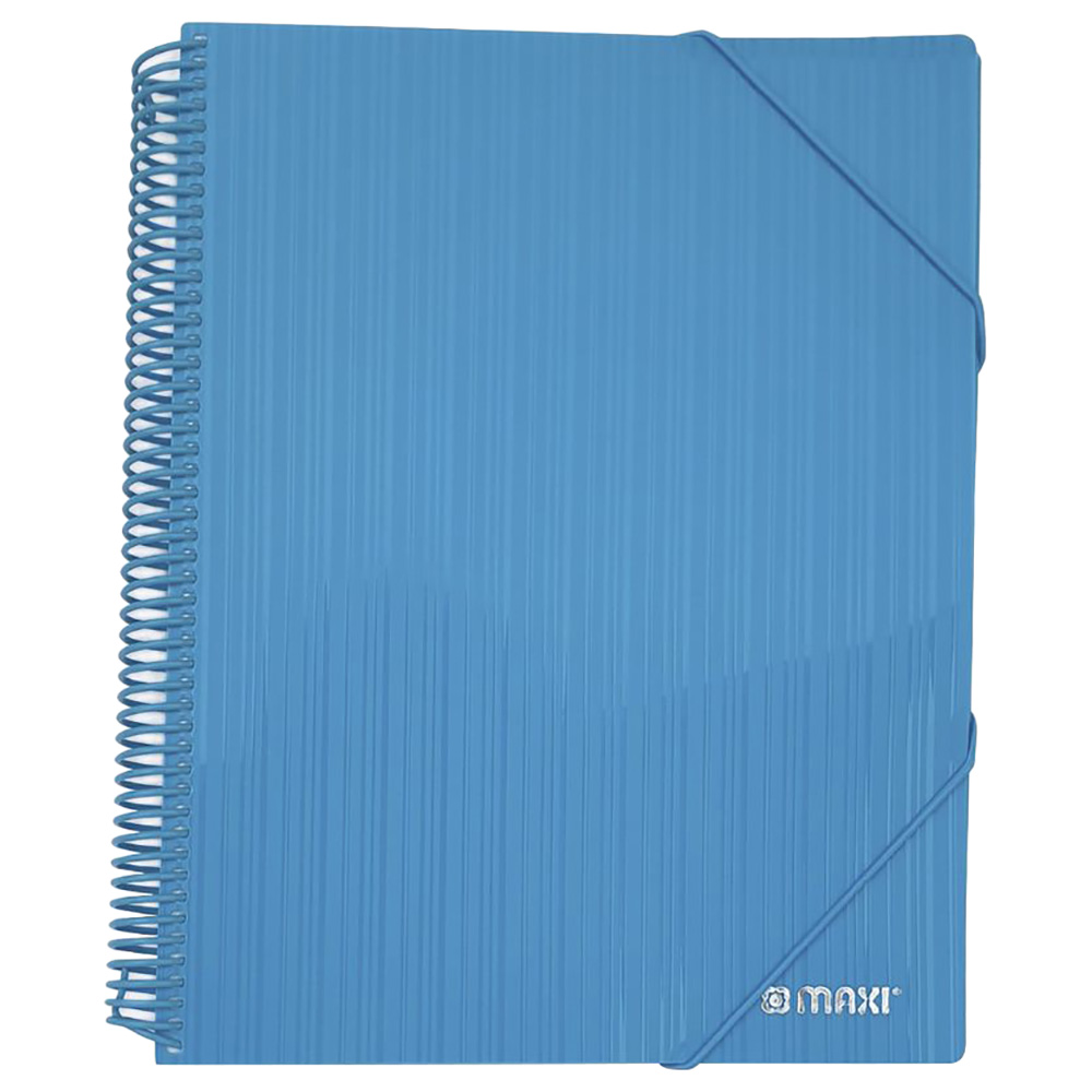 Maxi Spiral Display Book 60 Pocket Turquoise