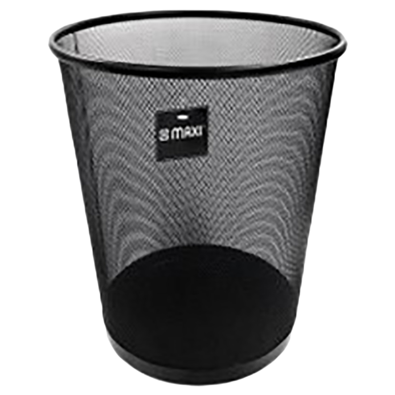Maxi Mesh Waste Bin 18L Black