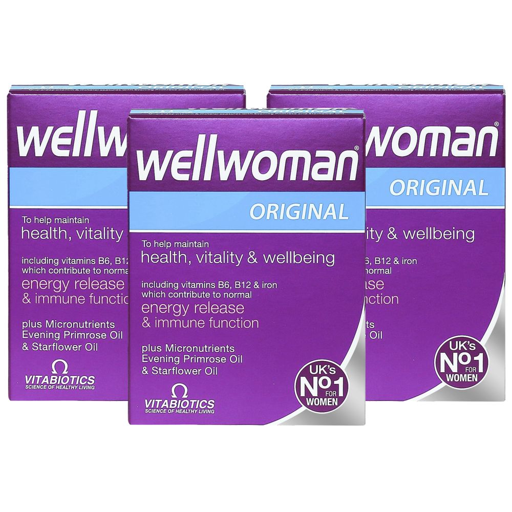 Buy Vitabiotics - Wellwoman 30 Capsules Pack of 3 in UAE | Mumzworld