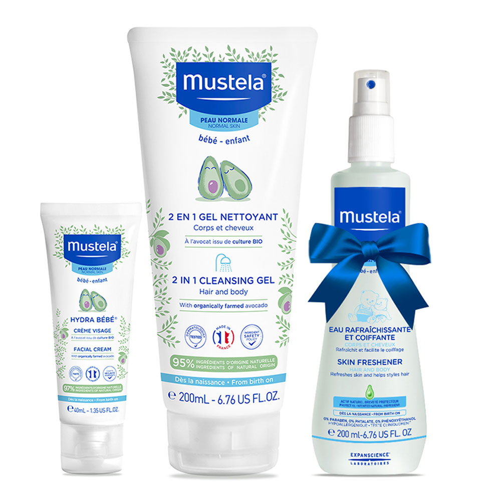 Eau rafraichissante et coiffante 200 ml Mustela