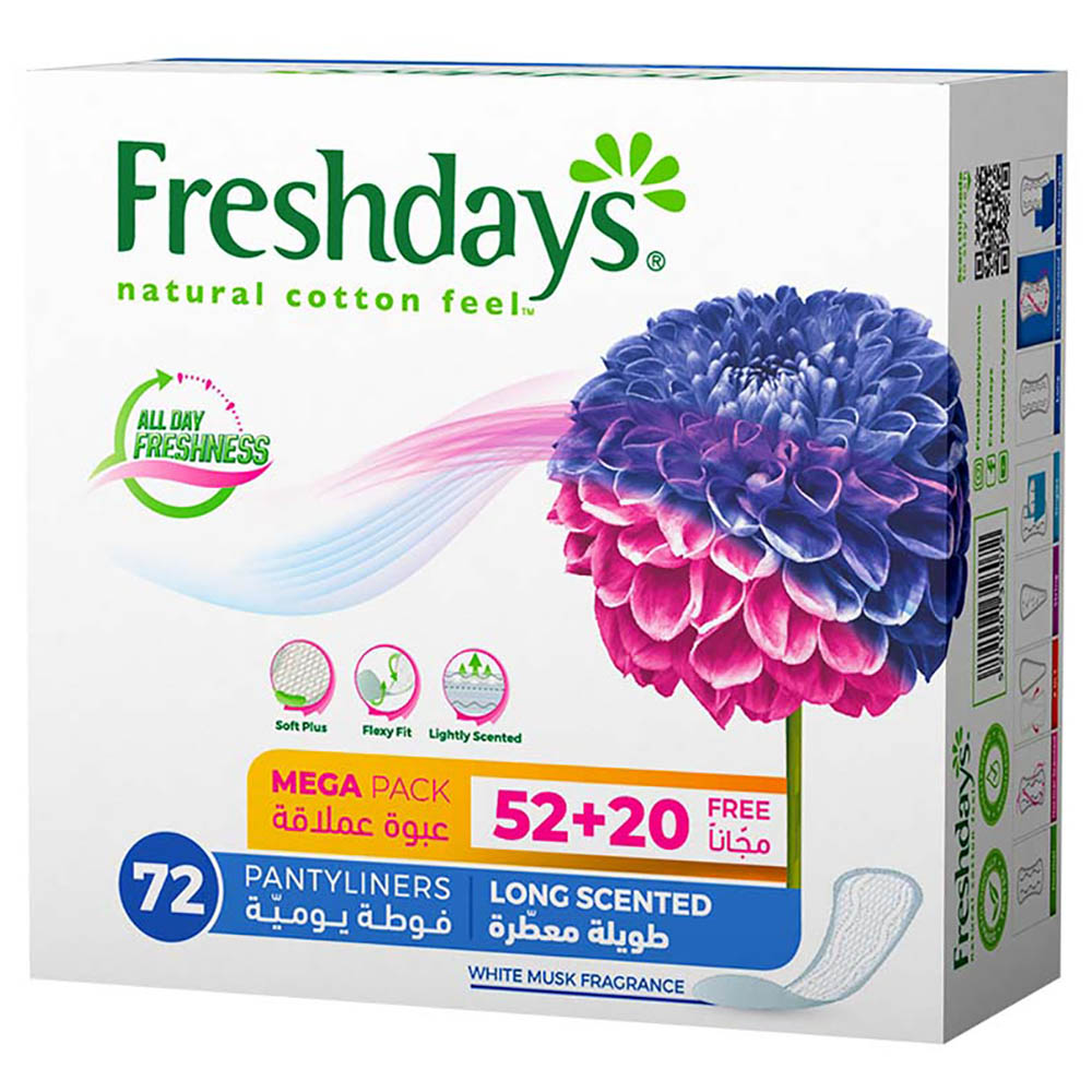 Freshdays Daily Liners Long Scented 72 Pads Buy at Best Price from