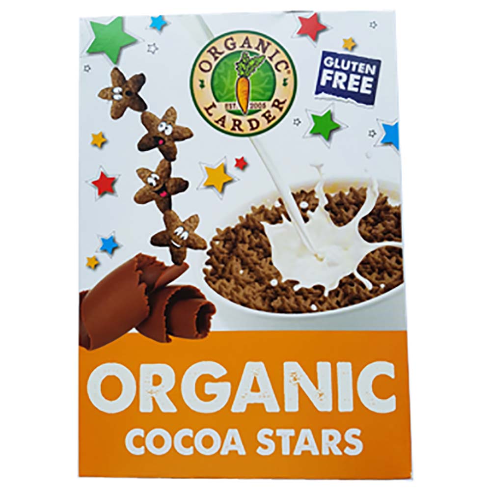 Organic Larder Chocolate Stars Cereal 300g Buy at Best Price from