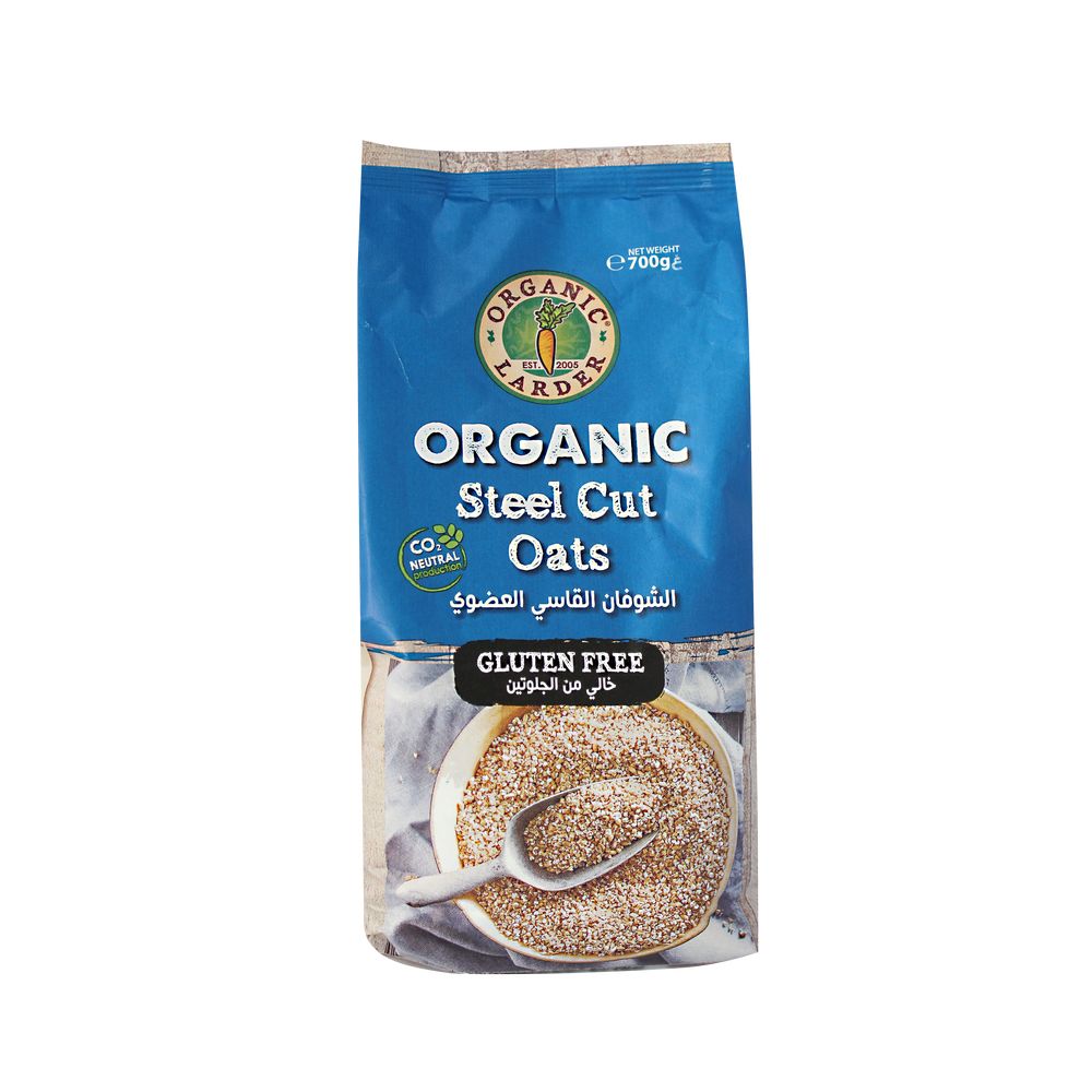 Organic Larder Organic Steel Cut Oats 700g