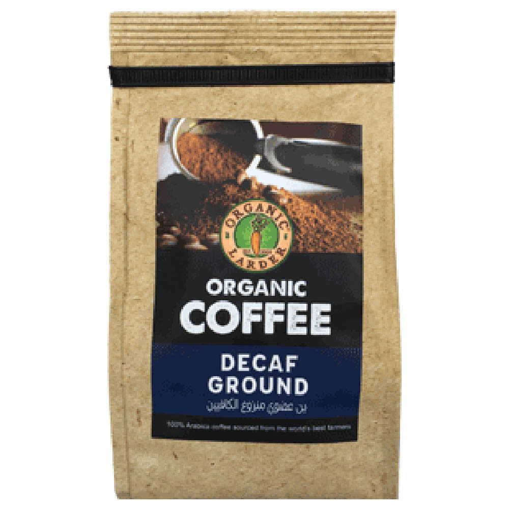 Organic Larder Coffee Decaf Ground 250g Buy at Best Price from Mumzworld