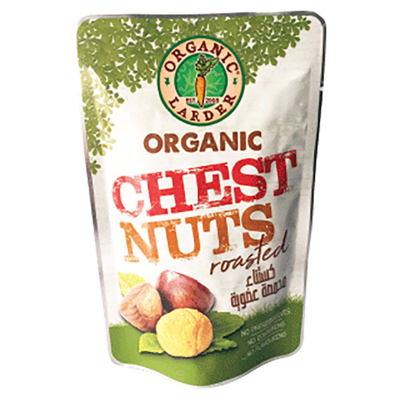 Organic Larder Organic Roasted Chestnuts 100g
