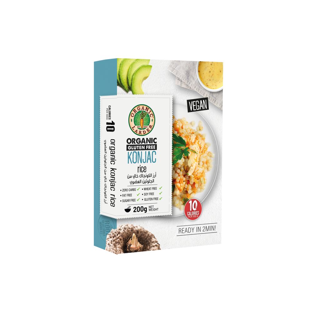 اشتري أورجانيك لاردر - أرز كونجاك عضوي خالي من الجلوتين - 200غ أونلاين ...