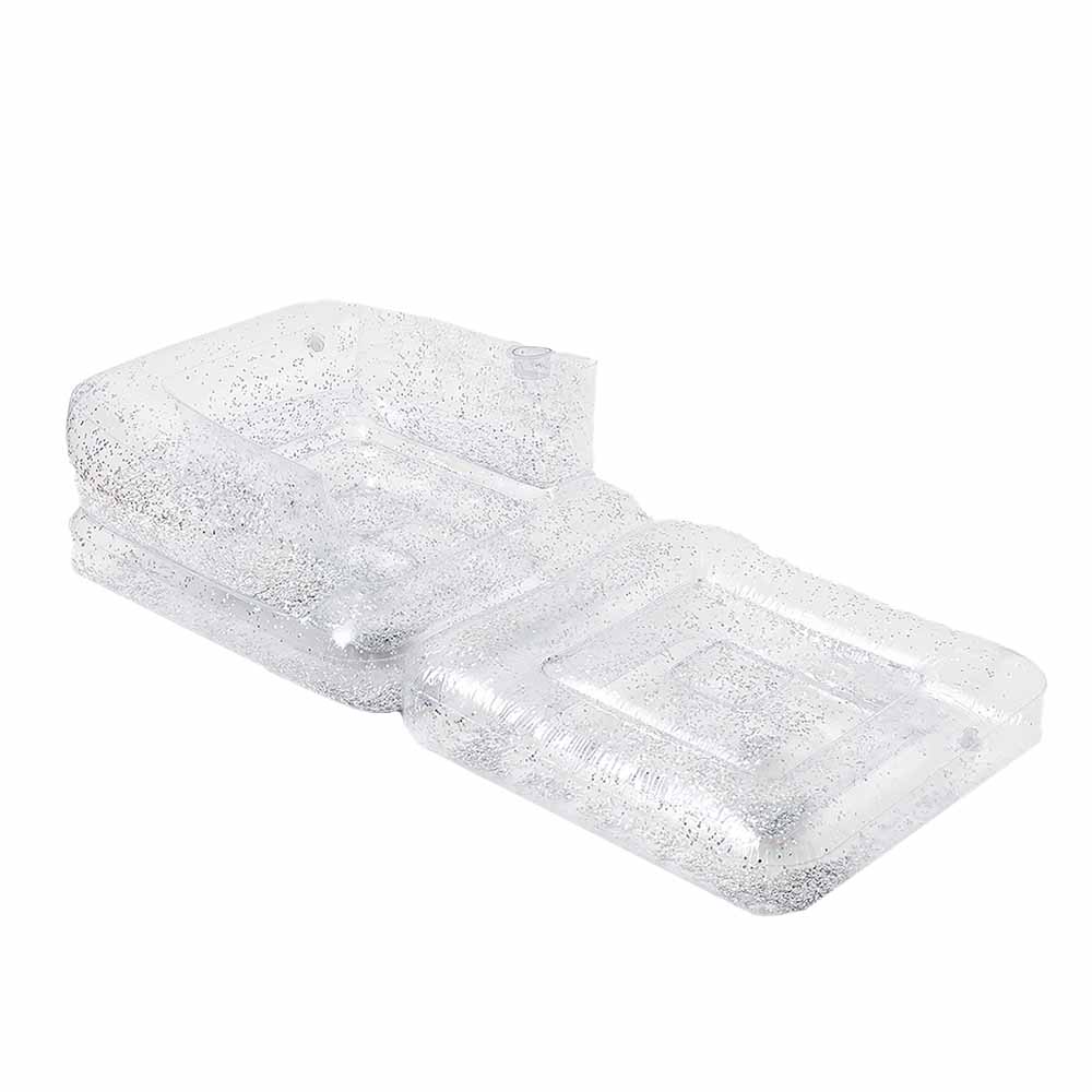 SunnyLife Inflatable Lilo Chair Glitter Inflatable Pool Float