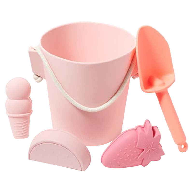 Sunnylife Silicone Bucket & Spade Set Pink